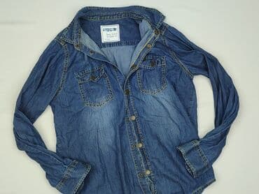 piżama pajacyk 128: Shirt 10 years, condition - Very good, pattern - Without pattern, color - Blue — 1