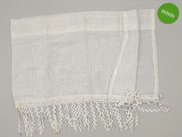 sinsay pościel: Biała zasłona panelowa z haftowaną koronką i frędzlami - Delikatna — 3