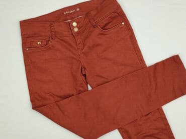 jeansy z piórami: Jeansy damskie, rozmiar M — 1