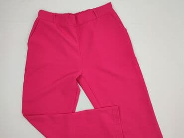 Pink, Material trousers for women, L at lalafo.pl Pink, Material trousers for women, L