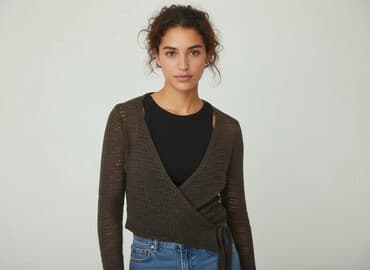 tanie narzutki damskie: Boutique Parisienne, Kardigan damski, rozmiar S — 6