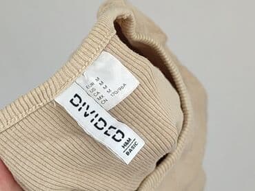 bluzki basic w paski: H&M Divided, T-shirt damski, rozmiar M — 5