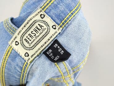 mom jeans slim fit bershka: Bershka, Jeansy damskie, rozmiar S — 4