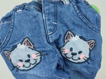 biała spódniczka z zakładkami: Spodnie jeansowe, 6-9 miesięcy, stan - Idealny — 5