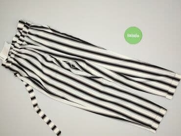 spodnie w paski pull and bear: PULL&BEAR, Material trousers for women, size S — 5