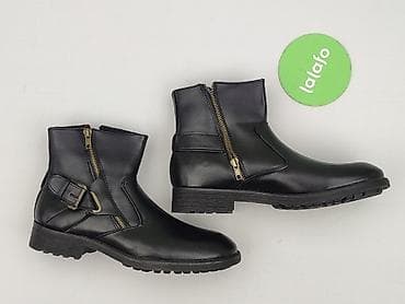 leather: Botki dla mężczyzn, rozmiar 39 — 2