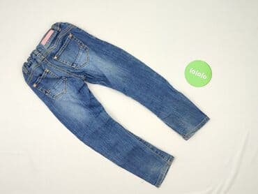 obcisłe jeansy z wysokim stanem: Jeans, 4-5 years, 104/110, condition - Perfect — 3