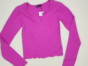 koszulka z prazkowanej dzianiny: Sinsay, Women`s T-shirt, size S (EU 36) — 1
