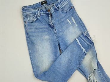 jeansy damskie dziury: Denim, Jeansy damskie, rozmiar L — 1