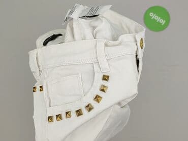 białe krótkie spodenki jeansowe: KappAhl, Szorty damskie, rozmiar S — 6