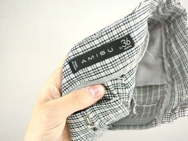 woskowane legginsy z wysokim stanem zara: Amisu, Spodnie materiałowe damskie, rozmiar S — 4