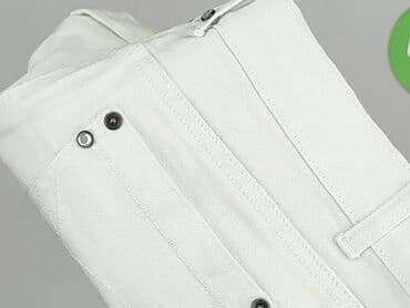 biale szerokie jeansy: X-MAIL, Szorty damskie, rozmiar M — 6