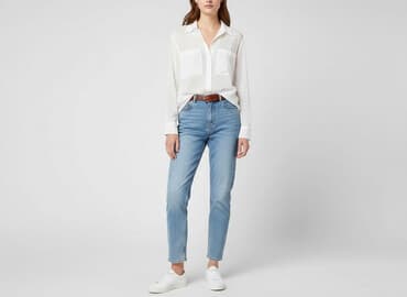 białe body bershka: Bershka, Koszula damska, rozmiar S — 6