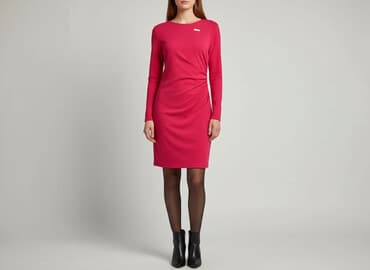 h m różowa sukienka: H&M, Women`s dress, size L — 1