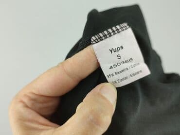 koszulka z długim rękawem w paski: Yups, T-shirt damski, rozmiar S — 5