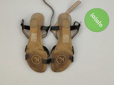 sandały koturna ccc: Key, Sandały damskie, rozmiar 40 — 4