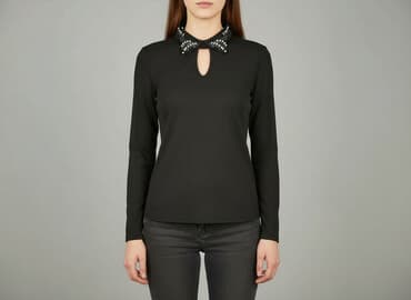 eleganckie bluzki czarne: Reserved, Bluzka damska, rozmiar L — 6