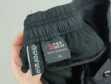 the north face pl: Męskie spodnie outdoorowe SPORT WEAR, rozmiar XL - Kolor: czarny - — 4