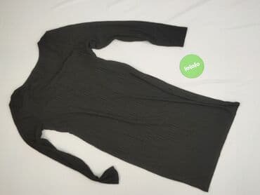 czarna sukienka z długim rękawem sinsay: Sinsay, Sukienka damska, rozmiar XL — 3