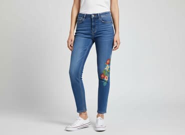 mom jeans fit zara: Zara, Jeansy damskie, rozmiar S — 7