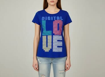ola voga t shirty: Piazza Italia, T-shirt damski, rozmiar L — 1