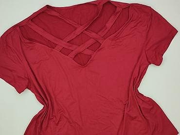 czerwone bluzki koszulowe: T-shirt damski, rozmiar 2XL — 1