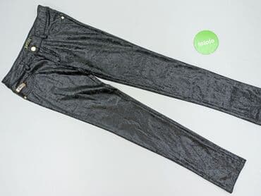 sukienka zebra h: Material trousers for women, size S (EU 36) — 2