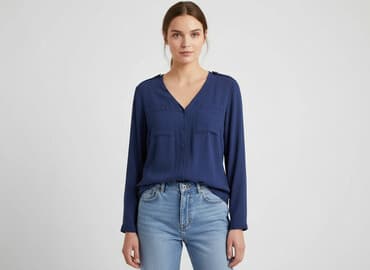 koszula niebieska hm: H&M Divided, Koszula damska, rozmiar M — 8