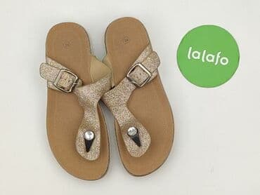 buty złote ccc: Japonki damskie, rozmiar 38 — 2