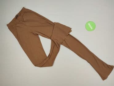 legginsy prążkowane hdm: MISSPAP, Material trousers for women, M — 2