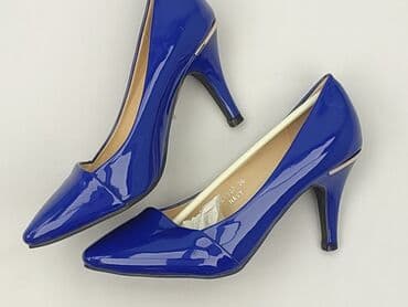 ccc srebrne sandały na obcasie: Półbuty damskie, rozmiar 36 — 1