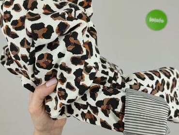 marynarki damskie plus size: Leopard, Marynarka damska, S — 4