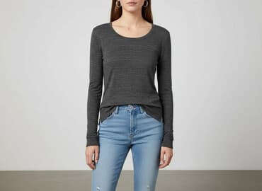 koszulki z długim rękawem damskie mammut: H&M, Women`s T-shirt, size XS — 1