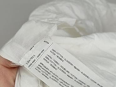 bialy satynowy top: Mango, Tunika damska, rozmiar M — 5