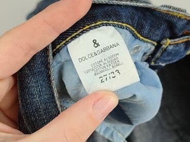 podarte jeansy: Dolce & Gabbana, Jeansy damskie, rozmiar S — 5