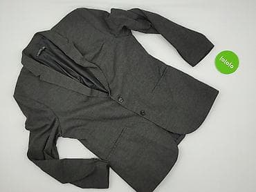 identic man t shirt basic: Marynarka męska ZARA MAN Basic - Kolor: ciemnoszary (melanż) - Krój — 2