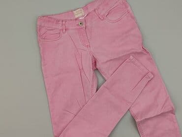 bluzka hiszpanka z bufiastymi rękawami: Spodnie jeansowe, 14 lat, 164, stan - Bardzo dobry — 1