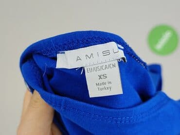 amisu bluzki: Amisu, T-shirt damski, rozmiar XS — 4