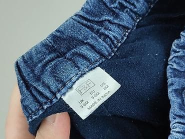 czapka thinsulate: Spodnie jeansowe, F&F, 3-6 miesięcy, stan - Bardzo dobry — 4