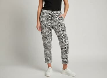 spodnie zebra h m: Okay, Spodnie materiałowe damskie, rozmiar M — 1