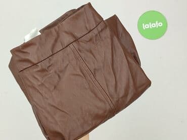 brązowe spodnie woskowane stradivarius: Stradivarius, Spódnica damska, rozmiar XS — 7