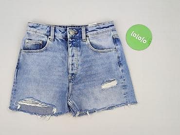cropped jeans: Denim, Szorty damskie, rozmiar 2XS — 2