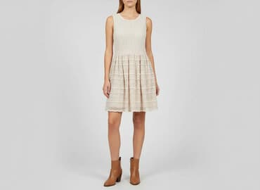 buty pudrowy róż na wesele: Sukienka damska, rozmiar S — 1