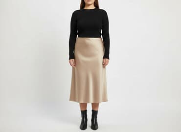 spódnice plisowane złota zara: Zara, Spódnica damska, rozmiar XL — 6