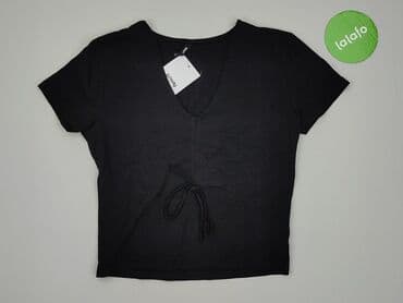 czarne bluzki dekolt v: Sinsay, Bluzka damska, rozmiar XL — 2