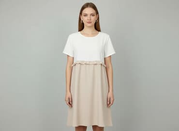 sukienka damska na komunię plus size: Sukienka damska, rozmiar L — 1