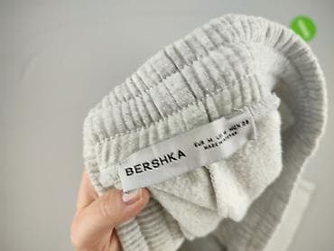 bluzki szara: Bershka, Spodnie dresowe damskie, rozmiar M — 4