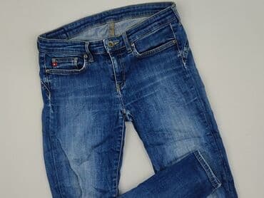 jeansy z asymetrycznym zapieciem: Jeansy damskie, rozmiar S — 1