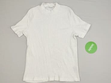 bluzki prążkowane białe: Bluzka damska, rozmiar S — 2