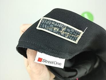 czarne materialowe spodnie: Street One, Spodnie materiałowe damskie, rozmiar 2XS — 4